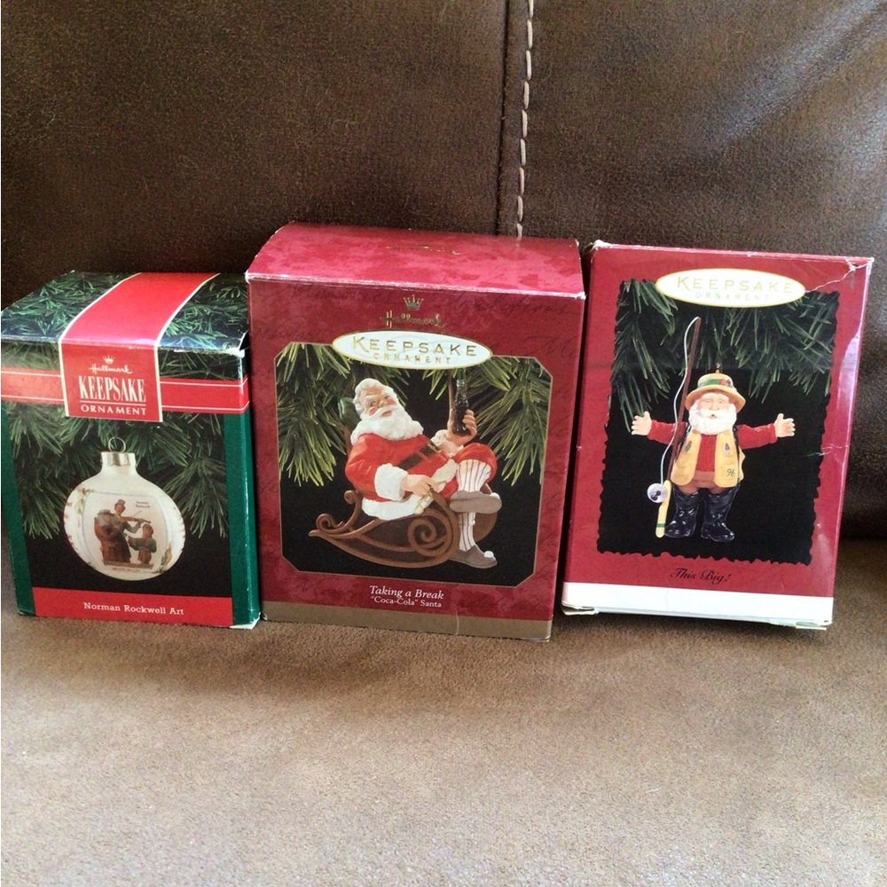 Set of Hallmark ornaments (3)